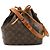 Noe Borsa a Spalla Louis Vuitton Monogram Petit Noé Marrone Bianco Monogramma - vista 2