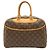 Borsa Louis Vuitton Monogram Bowling Vanity Deauville Marrone Monogramma