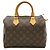 Bolso Louis Vuitton Monogram Speedy 25 Castaño - vista 2