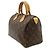 Bolso Louis Vuitton Monogram Speedy 25 Castaño - vista 3