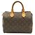 Borsa Louis Vuitton Monogram Speedy 25 M41528 Marrone - vista 2