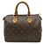 Borsa Louis Vuitton Monogram Speedy 25 Marrone - vista 2