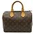 Borsa Louis Vuitton Monogram Speedy 25 Marrone - vista 2