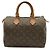 Borsa Louis Vuitton Monogram Speedy 25 Marrone - vista 2