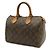 Borsa Louis Vuitton Monogram Speedy 25 Marrone - vista 3