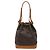 Borsa a Spalla Louis Vuitton Monogram Noe Marrone Bianco Monogramma - vista 2