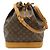 Bolso de Hombro Louis Vuitton Monogram Noe Castaño Monograma