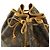 Louis Vuitton Monogram Noe Schultertasche Braun Weiß Monogramm - Ansicht 5