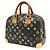Borsa Louis Vuitton Monogram Multicolor Trouville Nero Multicolore Monogramma - vista 3