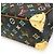 Borsa Louis Vuitton Monogram Multicolor Trouville Nero Multicolore Monogramma - vista 4