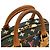 Borsa Louis Vuitton Monogram Multicolor Trouville Nero Multicolore Monogramma - vista 5
