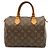 Borsa Louis Vuitton Monogram Speedy 25 M41528 Marrone - vista 2