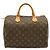 Bolso Louis Vuitton Monogram Speedy 30 Castaño