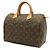 Bolso Louis Vuitton Monogram Speedy 30 Castaño - vista 3