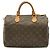 Sac à main Louis Vuitton Monogram Speedy 30 Marron - vue 2