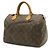 Sac à main Louis Vuitton Monogram Speedy 30 Marron - vue 3