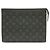 Louis Vuitton Monogram Eclipse Pochette Voyage MM Marrone Nero Monogramma