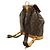 Zaino e Borsa a Spalla Louis Vuitton Monogram Montsouris GM Marrone Monogramma - vista 3