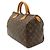 Borsa Louis Vuitton Monogram Speedy 30 Marrone - vista 3