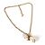 Collana con catena e perle Damier Louis Vuitton D'oro Damier ebene