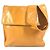 Borsa a tracolla in pelle arancione con logo Chanel CC Coco Mark