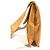 Borsa a tracolla in pelle arancione con logo Chanel CC Coco Mark - vista 3