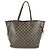 Louis Vuitton Damier Neverfull MM Tasche Braun Damier ebene - Ansicht 2