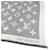 Sciarpa Louis Vuitton Monogram Giant Logo Marrone Bianco Monogramma - vista 3
