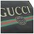 Clutch Portfolio con Stampa Gucci Nero Rosso Verde - vista 9