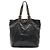 Borsa Tote Spinnaker Bottega Veneta Nero Marrone scuro