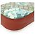 Borsa a tracolla con catena GUCCI GG Blooms Supreme Rosso Blu Multicolore Beige - vista 4
