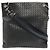 Borsa a Spalla Bottega Veneta Intrecciato Nero - vista 2