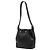 Borsa a secchiello in pelle nera con coulisse Burberry Nero - vista 2