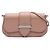 Prada Borsa a tracolla Sidonie Mini in Saffiano marrone e pelle City Carne