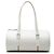 Borsa a tracolla a baril in pelle bianca Burberry Bianco