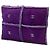 Clutch Chanel Purple CC in scamosciato e shearling Porpora Viola scuro - vista 2