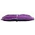 Clutch Chanel Purple CC in scamosciato e shearling Porpora Viola scuro - vista 3