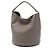 Céline Celine Bucket 16 em couro de bezerro de grão macio marrom Taupe - vista 2