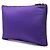 Clutch imbottita con zip in Tessuto viola Prada Porpora Viola scuro - vista 2