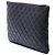 Clutch O Case in agnello trapuntato nero Large di Chanel - vista 2