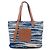 Borsa Tote LOEWE Blue Large Raffia Anagram