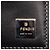 Fendi Trifold-Geldbörse aus grauem Zucchino-Canvas Braun - Ansicht 5