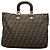 Fendi Twins Tote aus Zucca-Canvas braun Large