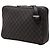 Céline Borsa a tracolla Celine in tela Macadam con bordi in pelle nera Nero - vista 2