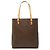 Céline Celine Braune Macadam-beschichtete Canvas-Tasche