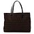 Fendi Zucchino Canvas Tote in Braun Dunkelbraun