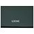 Clutch LOEWE in pelle verde con logo Verde scuro - vista 5