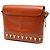 Borsa a tracolla Saint Laurent in pelle di vitello marrone Y Cut Out - vista 2