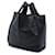 Tote in nappa stropicciata nera Prada Nero - vista 2