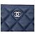 Clutch Chanel Blue Medium Quilted Caviar O Case Blu navy - vista 5